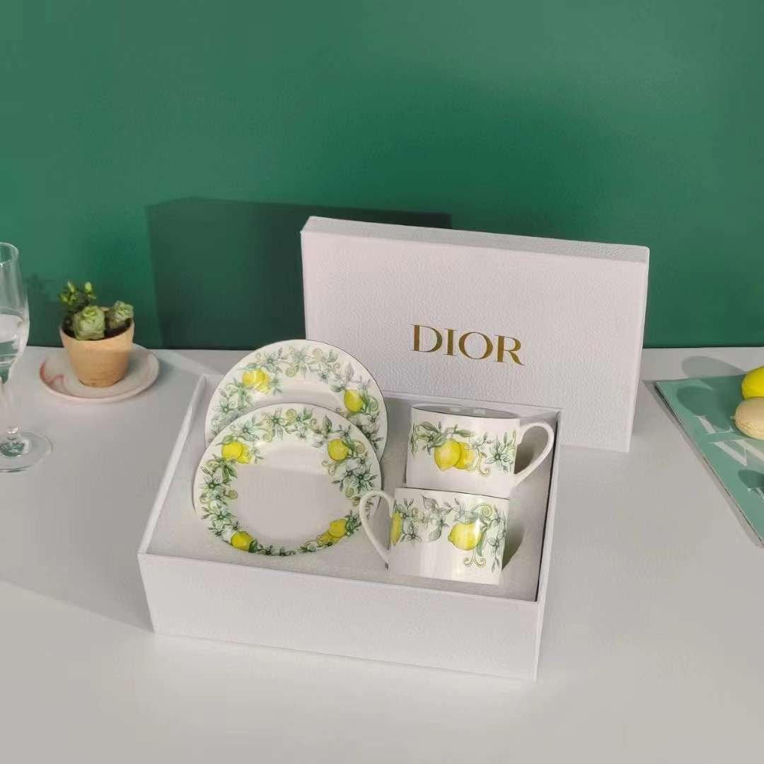 Tea Cups Set 2 Pieces - Dior Cups | Aleppo Gift UAE